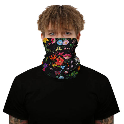Women and men Fashionable digital print outdoor cycling neck gaiter and mask multi-functional magic headband and magic scarf