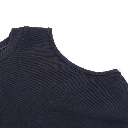 Sexy backless women tank top bandage slim crop top summer 2024 casual streetwear tops solid cotton soft criss cross top