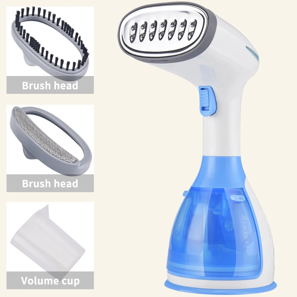 saengQ Handheld Garment Steamer 1500W Electric Household Fabric Steam Iron 280ml Portable Vertical Fast-Heat For Clothes Ironing - Badiee Stylez