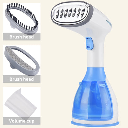 saengQ Handheld Garment Steamer 1500W Electric Household Fabric Steam Iron 280ml Portable Vertical Fast-Heat For Clothes Ironing - Badiee Stylez