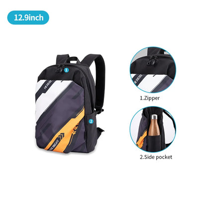 Hk Mini Popular Men's Backpack 12.9 Inch Ipad Waterproof Light Weight Women School Bags Short Trip Travel Sports Backpack Casual