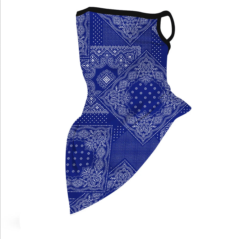 1PC Floral Print Multi-Function Scarf Neck Cover Face Mask Cycling Balaclava Bandana Scarf Cap Headwear Outdoor Sport Accessory 16