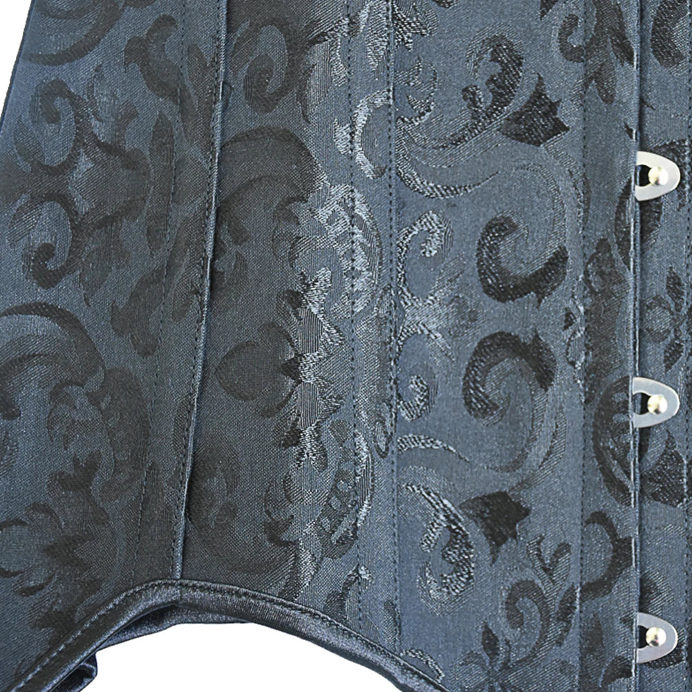 White Long Corset Women Steampunk Corset Waist Trainer Punk Goth Korsett Bodice Lingerie Modeling Strap Steel Boned Belt Corsets