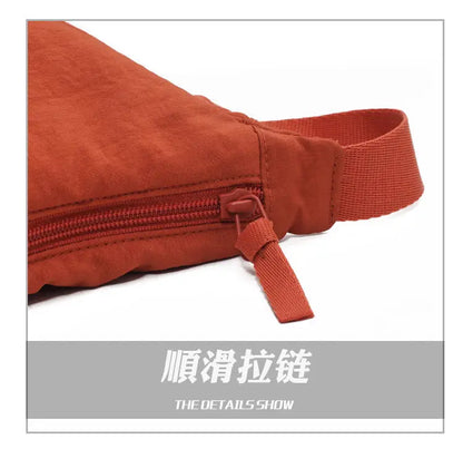 Simple Design Women's Messenger Bag Fashion Ladies Nylon Hobos Small Shoulder Bags Vintage Female Girls Purse Cloth Handbags