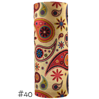 Men Women Windproof Headband Tube Bandana Headscarf Outdoor Cycling Mask Elastic Seamless Scarves Head Face Neck Sunshade Collar 40 One Size >8Y