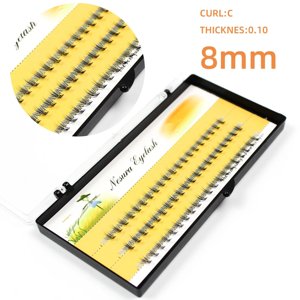 Grafting World Eyelashes 10D Individual Eyelash Russia Volume Eyelash Premade Fan False Mink Eyelash Mkae Up Tool