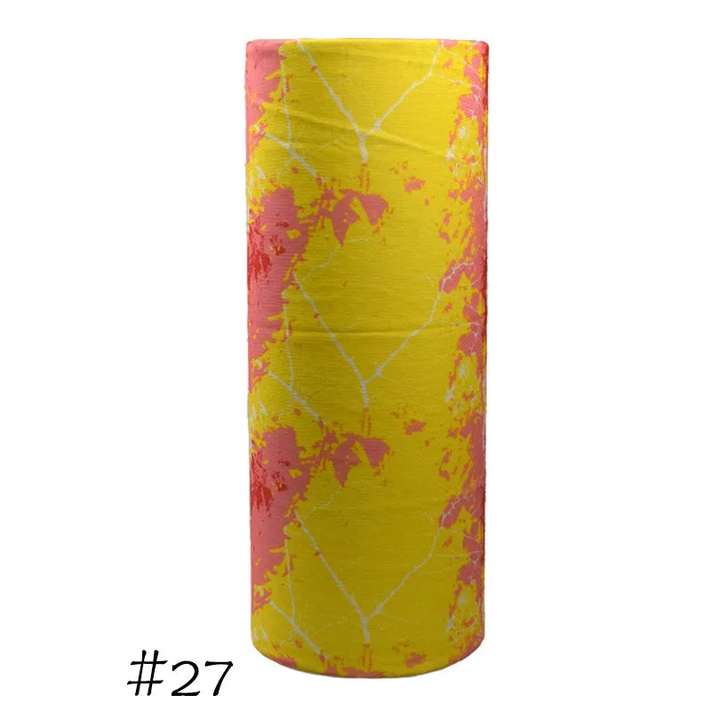 Men Women Windproof Headband Tube Bandana Headscarf Outdoor Cycling Mask Elastic Seamless Scarves Head Face Neck Sunshade Collar 27 One Size >8Y