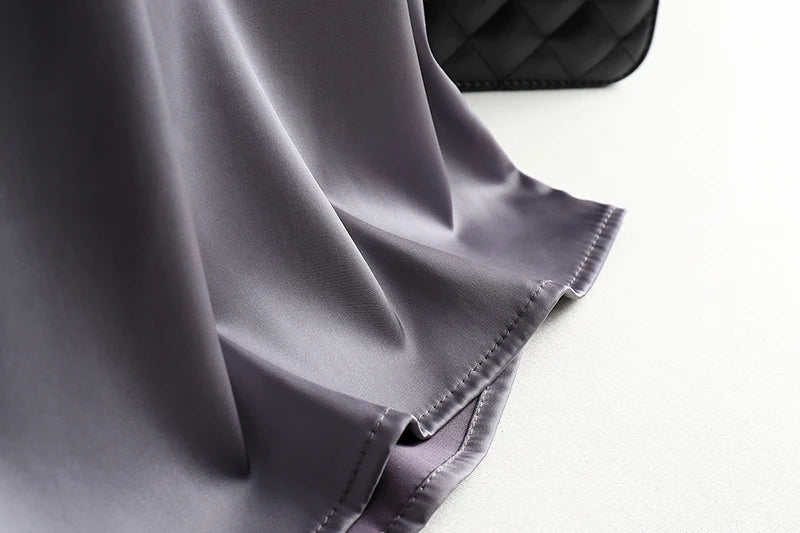 Spaghetti Strap Top Women Halter V Neck Basic White Cami Sleeveless Satin Silk Tank Tops Women'S Summer 2025 Camisole