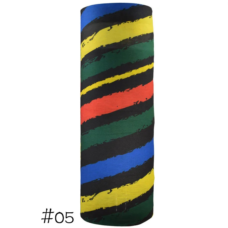 Men Women Windproof Headband Tube Bandana Headscarf Outdoor Cycling Mask Elastic Seamless Scarves Head Face Neck Sunshade Collar 05 One Size >8Y