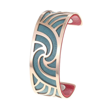 Cremo Love Cuff Bracelets Stainless Steel 25mm Bangles Manchette Femme Interchangeable Reversible Leather Band Pulseiras Badiee Stylez