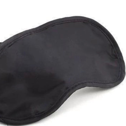 1pc Black Sleep Mask Natural Sleeping Eye Mask Eyeshade Cover Shade Eye Patch Women Men Soft Portable Blindfold Travel Eyepatch
