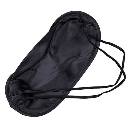 1pc Black Sleep Mask Natural Sleeping Eye Mask Eyeshade Cover Shade Eye Patch Women Men Soft Portable Blindfold Travel Eyepatch