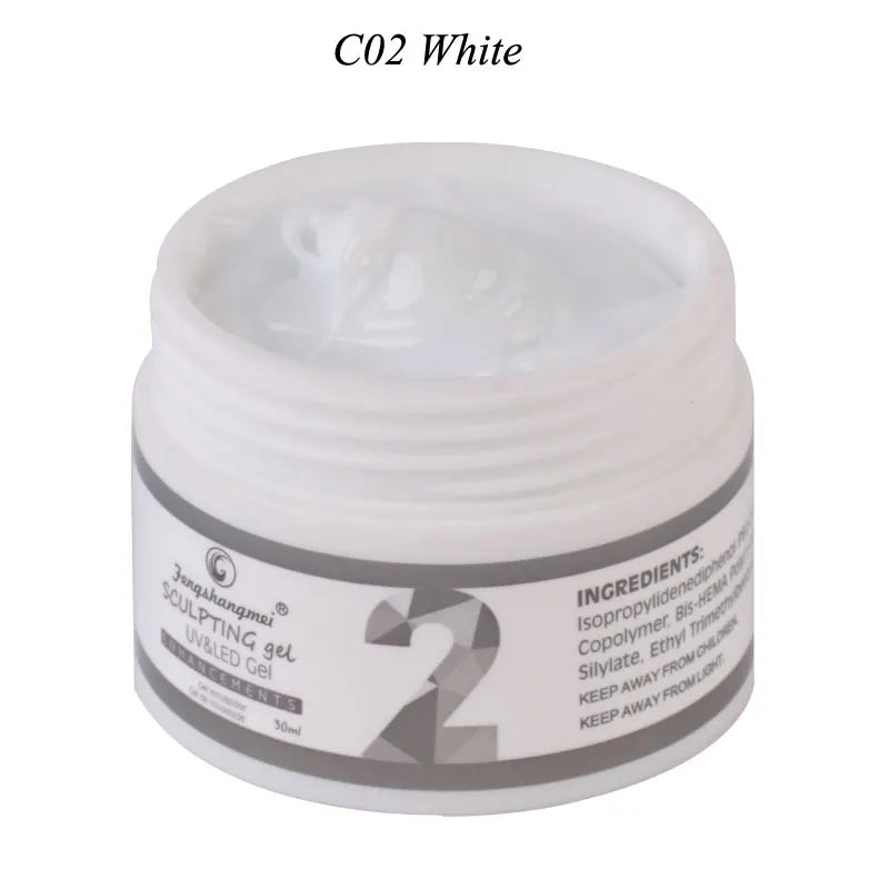 fengshangmei 15ml UV Gel For Nail Extensions Camoufalge Builder UV Gel Nail Polish Varnish 3D Thick Constructor Gel For Building USA-02