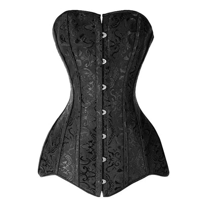 White Long Corset Women Steampunk Corset Waist Trainer Punk Goth Korsett Bodice Lingerie Modeling Strap Steel Boned Belt Corsets