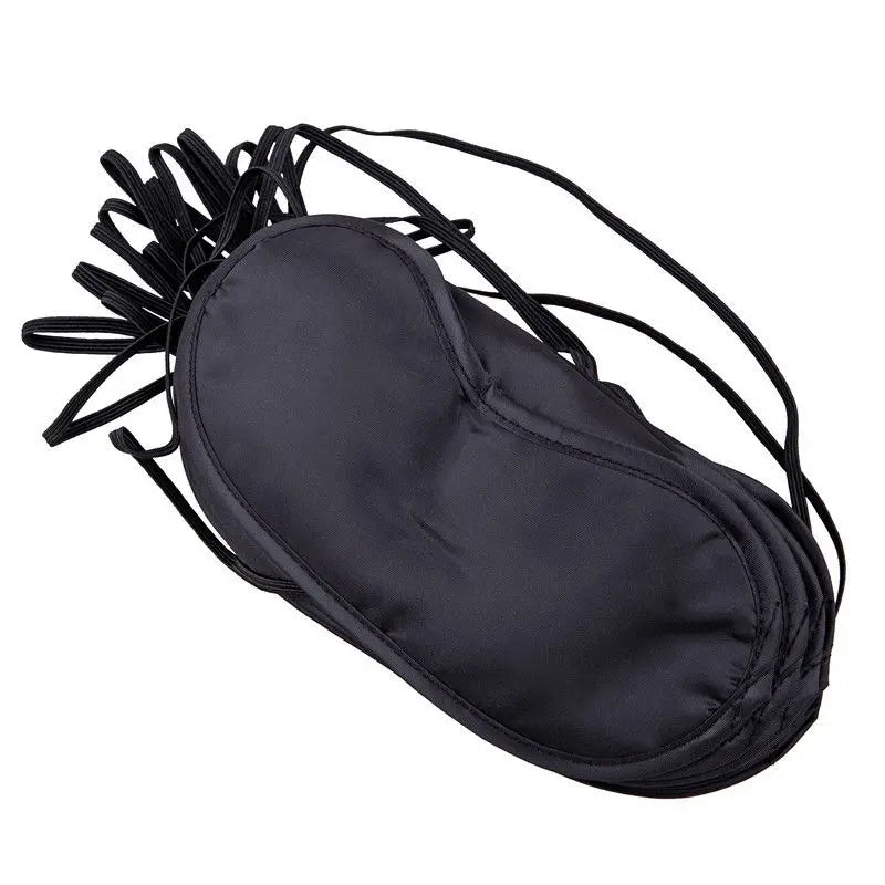 1pc Black Sleep Mask Natural Sleeping Eye Mask Eyeshade Cover Shade Eye Patch Women Men Soft Portable Blindfold Travel Eyepatch