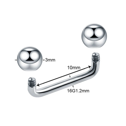 1Pc G23 Titanium Micro Dermal Piercing Crystal Dermal Anchor Piercing Top Internal &External Skin Diver Surface Piercing Jewelry A 1.2X10X3X3mm