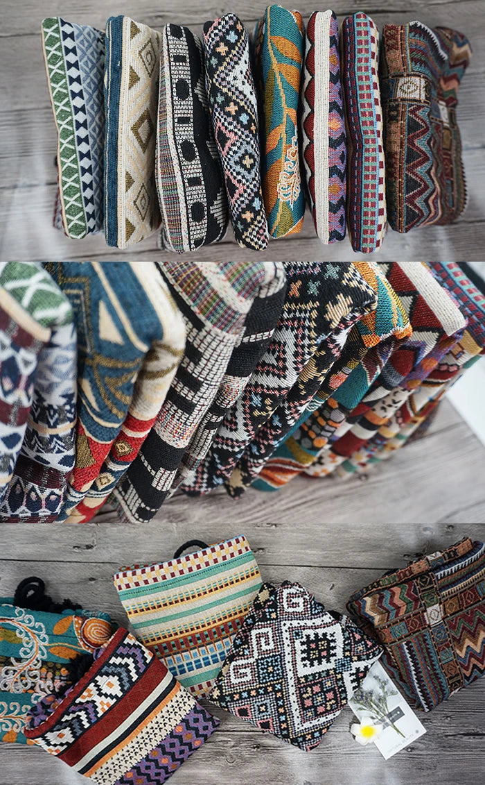 2025 Women Fabric Backpack Female Gypsy Bohemian Boho Chic Aztec Ibiza Tribal Ethnic Cottage Soft Brown Drawstring Rucksack Bags