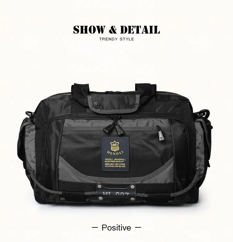 Ruil Men's Travel Bag organizers Oxford Cloth Bag Portable Waterproof Shoulder Leisure Bags folding luggage bag good quality