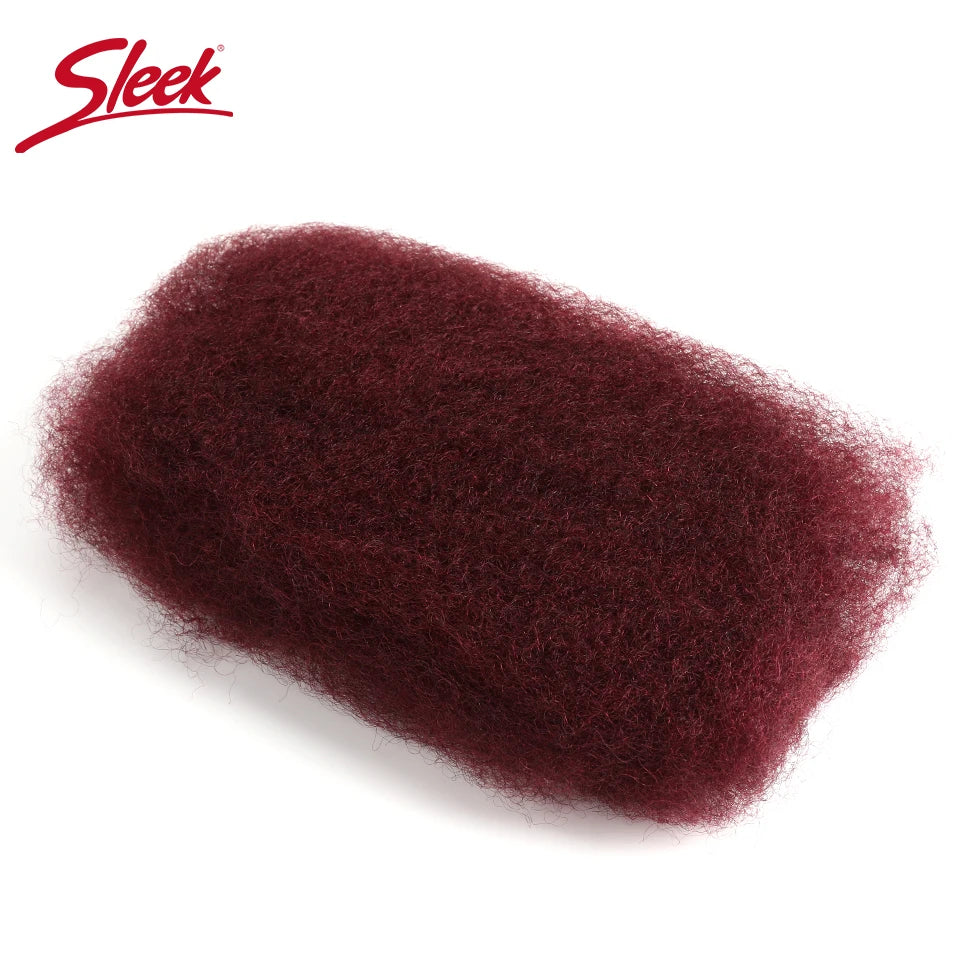 Afro Kinky Bulk Human Hair Extensions QVR US Local Shipping Natural Black/Brown Lightweight For Braiding Styling Everyday Wear