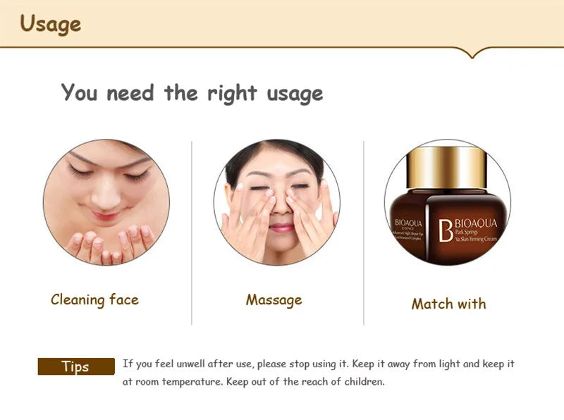 BIOAQUA Hyaluronic Acid Serum Liquid Moisturizing Day Cream Hydrating Firming Collagen Repair Essence Oil Skin Care