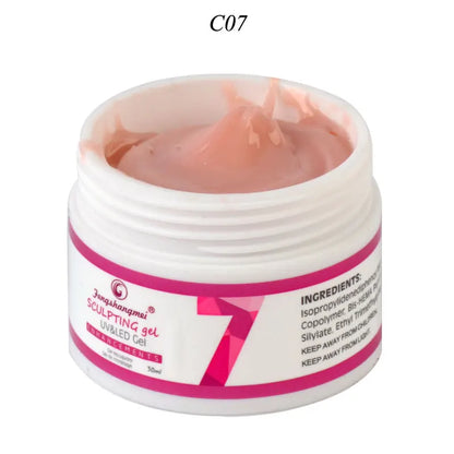 fengshangmei 15ml UV Gel For Nail Extensions Camoufalge Builder UV Gel Nail Polish Varnish 3D Thick Constructor Gel For Building USA-07