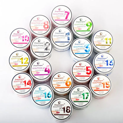 fengshangmei 15ml UV Gel For Nail Extensions Camoufalge Builder UV Gel Nail Polish Varnish 3D Thick Constructor Gel For Building