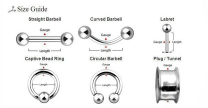 Alisouy 1pc Surgical Steel Captive Hoop Rings BCR Ring Eyebrow Ear Tragus Piercing Nose Closure Nipple Bar Lips Body Jewelry