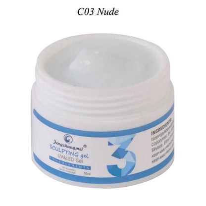 fengshangmei 15ml UV Gel For Nail Extensions Camoufalge Builder UV Gel Nail Polish Varnish 3D Thick Constructor Gel For Building USA-03