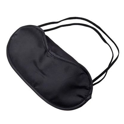 1pc Black Sleep Mask Natural Sleeping Eye Mask Eyeshade Cover Shade Eye Patch Women Men Soft Portable Blindfold Travel Eyepatch