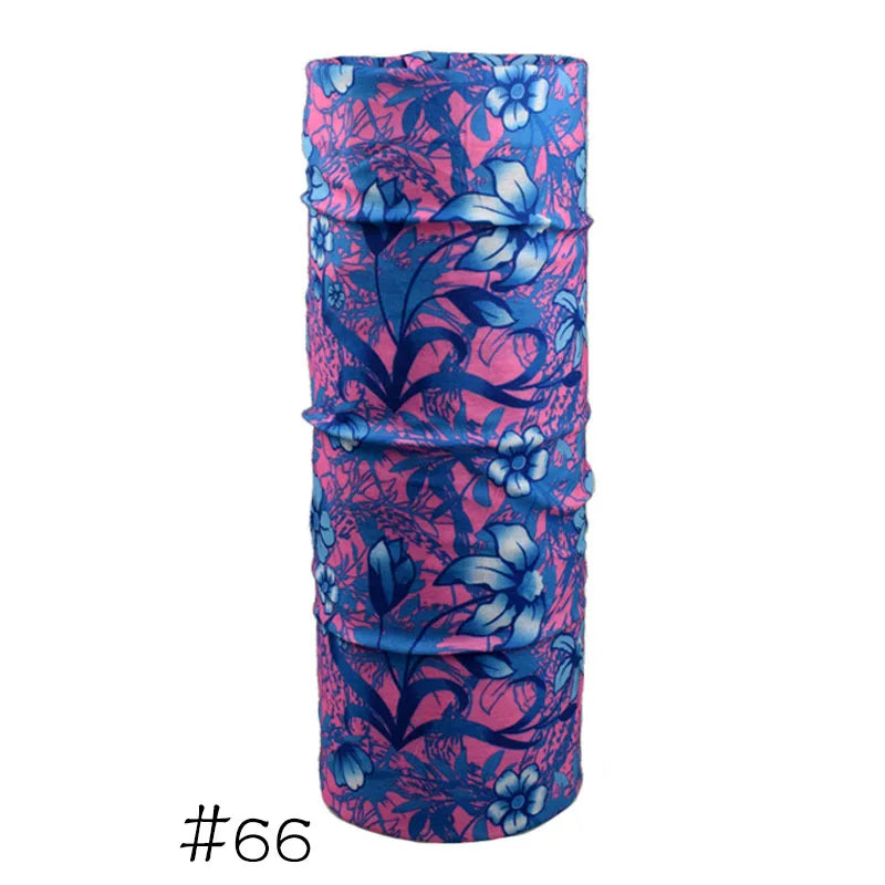 Men Women Windproof Headband Tube Bandana Headscarf Outdoor Cycling Mask Elastic Seamless Scarves Head Face Neck Sunshade Collar 66 One Size >8Y