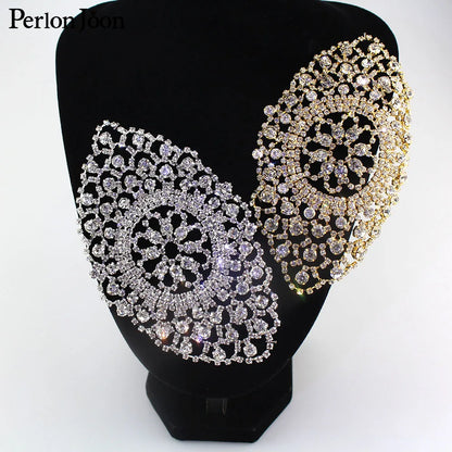 Crystal for Welding technology patch classic DIY gold silver wedding dress Rhinestone decoration accessories YHX061