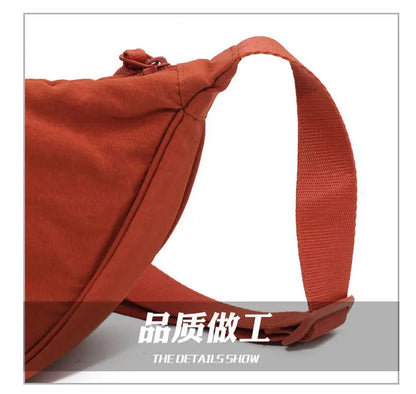 Simple Design Women's Messenger Bag Fashion Ladies Nylon Hobos Small Shoulder Bags Vintage Female Girls Purse Cloth Handbags