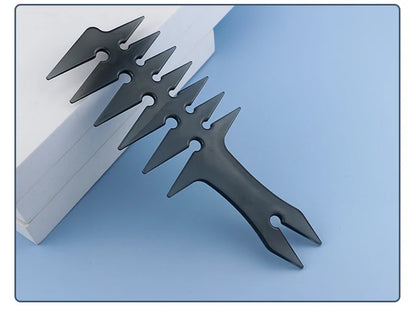 Men Oil Head Comb Hairdresser Haircut Wide Tooth Fork Comb Two-side Tooth Design Detangling Comb Salon Barber Hairdressing Tools