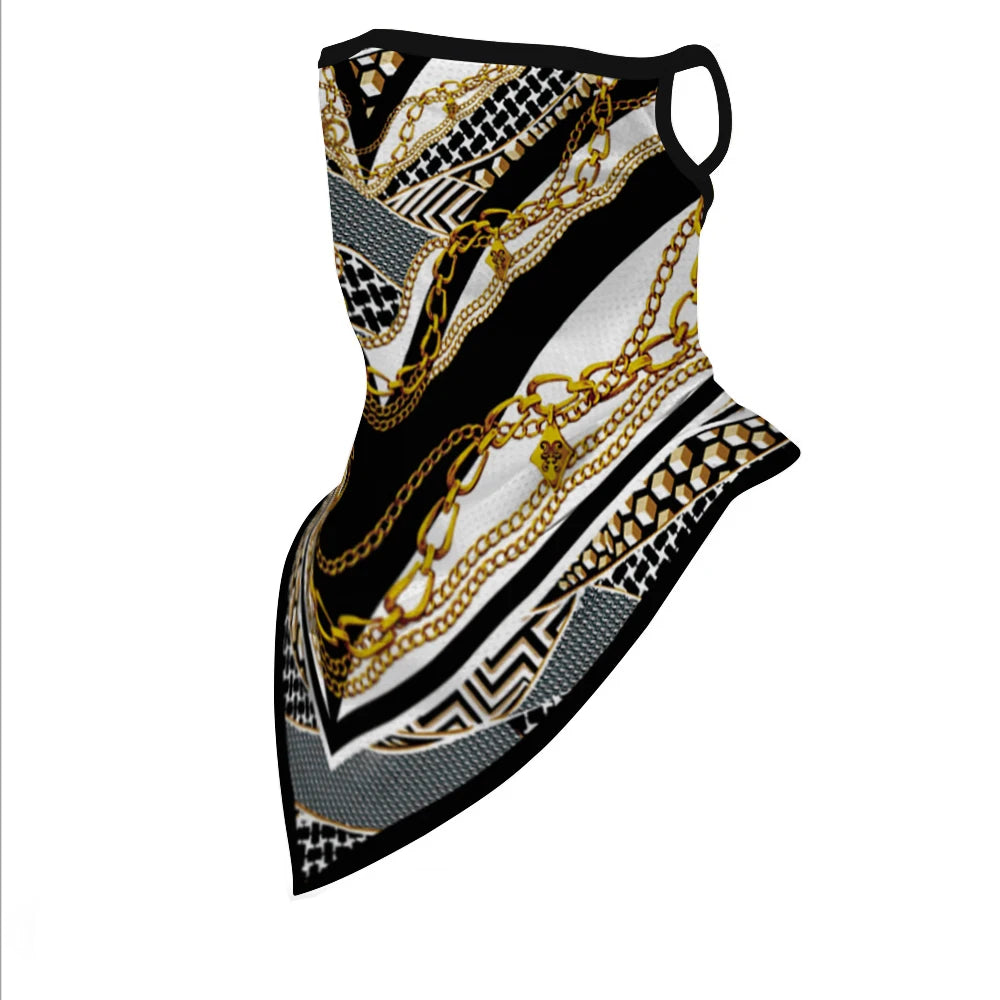 1PC Floral Print Multi-Function Scarf Neck Cover Face Mask Cycling Balaclava Bandana Scarf Cap Headwear Outdoor Sport Accessory 2