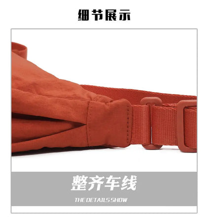 Simple Design Women's Messenger Bag Fashion Ladies Nylon Hobos Small Shoulder Bags Vintage Female Girls Purse Cloth Handbags