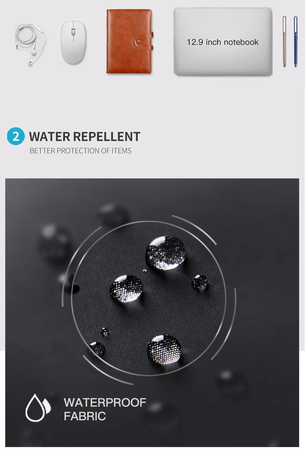 Hk Mini Popular Men's Backpack 12.9 Inch Ipad Waterproof Light Weight Women School Bags Short Trip Travel Sports Backpack Casual