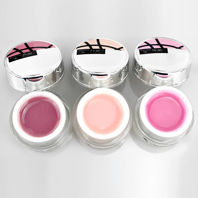 50ml Venalisa Soak off Thick Jelly Gel UV Construction Gel Builder Extend 24 Color Camouflage Milky White Nail Art Hard Nail Gel