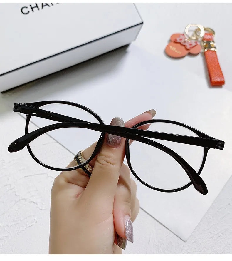 New arrival Computer Glasses Frame Women Men Anti Blue Light Round Eyewear Blocking Glasses Optical Spectacle Eyeglass Badiee Stylez