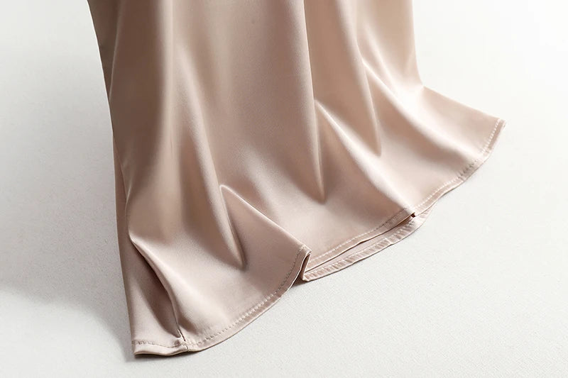 Spaghetti Strap Top Women Halter V Neck Basic White Cami Sleeveless Satin Silk Tank Tops Women'S Summer 2025 Camisole