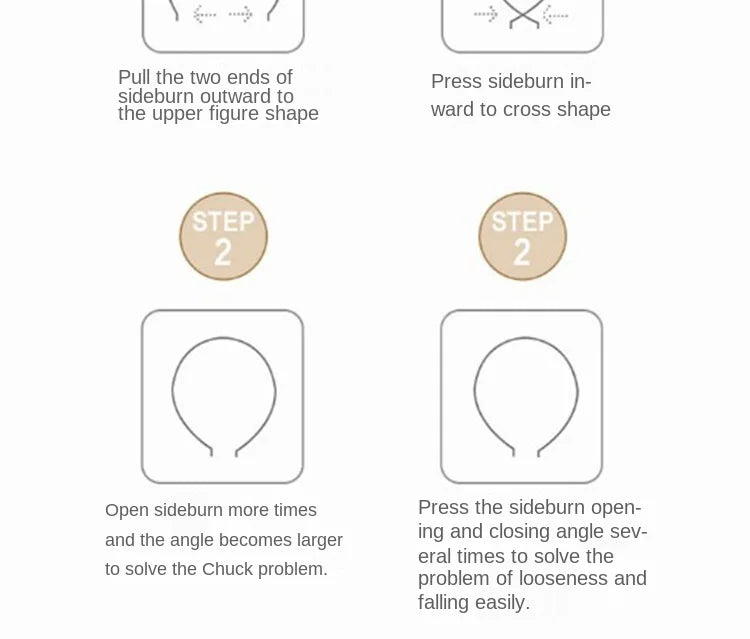 Wide-Brimmed Non-Slip Headband Women's Short Hair Simple Hair Clip Cover Gray Hair Fashion Temperament Hair Pressing Headwear