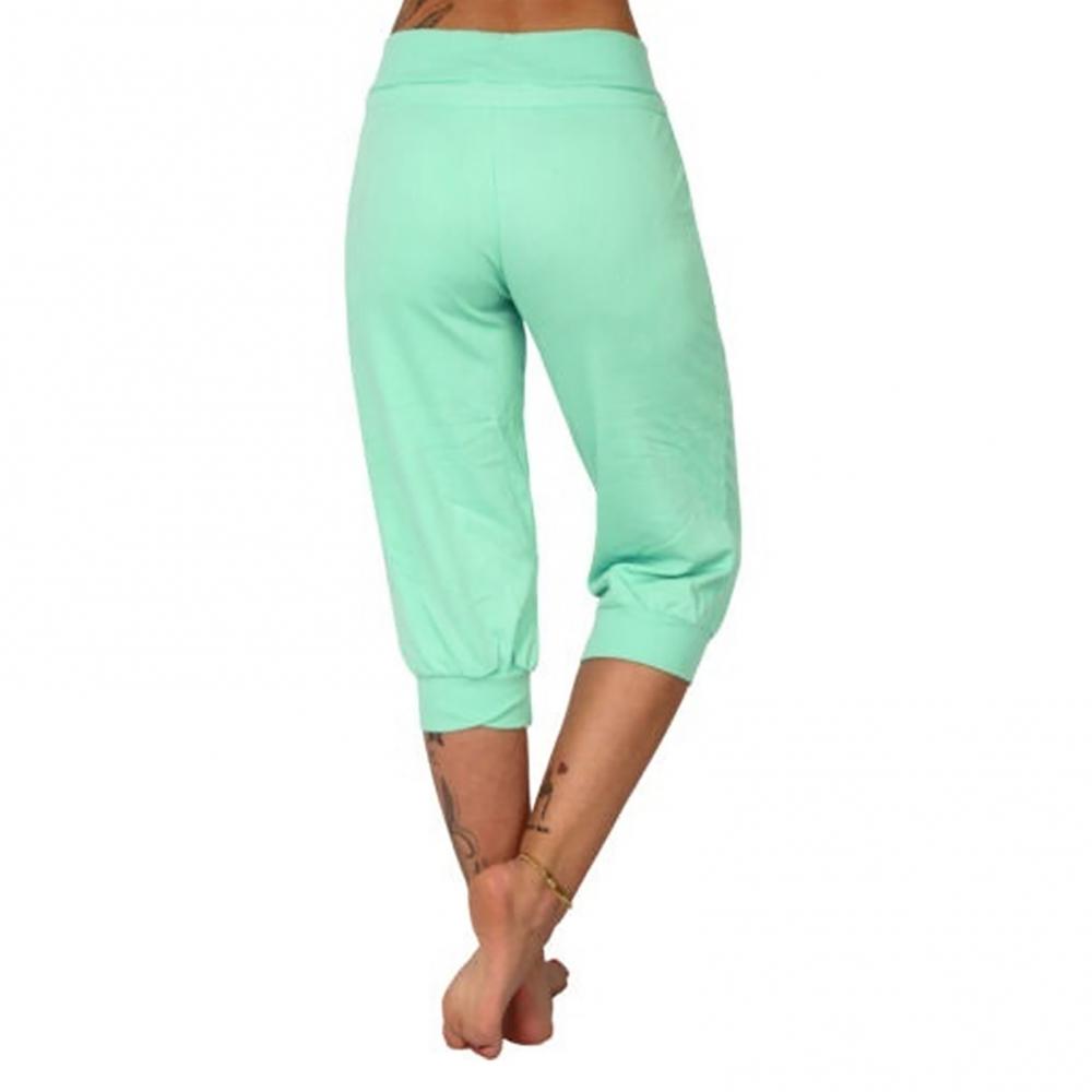 4XL Women Pants Summer Ladies 3/4 Trousers Casual Solid Color Low Rise Drawstring Pockets Sports Pants Shorts For Female