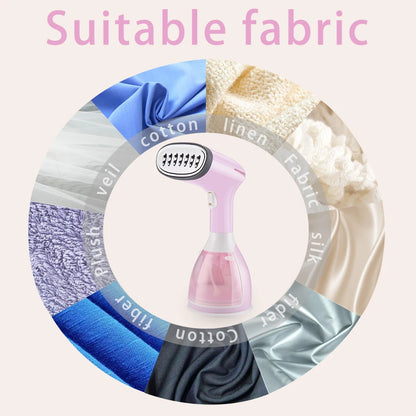 saengQ Handheld Garment Steamer 1500W Electric Household Fabric Steam Iron 280ml Portable Vertical Fast-Heat For Clothes Ironing - Badiee Stylez