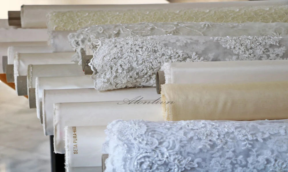 Alonlivn Luxurious Embroidery 2 In 1 Mermaid  Bridal Gown Beading Appliques Lace Off Shoulder Sleeves Sweetheart Wedding Dress Badiee Stylez