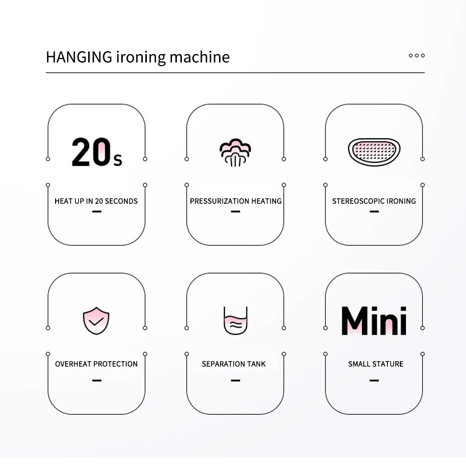 saengQ Handheld Garment Steamer 1500W Electric Household Fabric Steam Iron 280ml Portable Vertical Fast-Heat For Clothes Ironing - Badiee Stylez