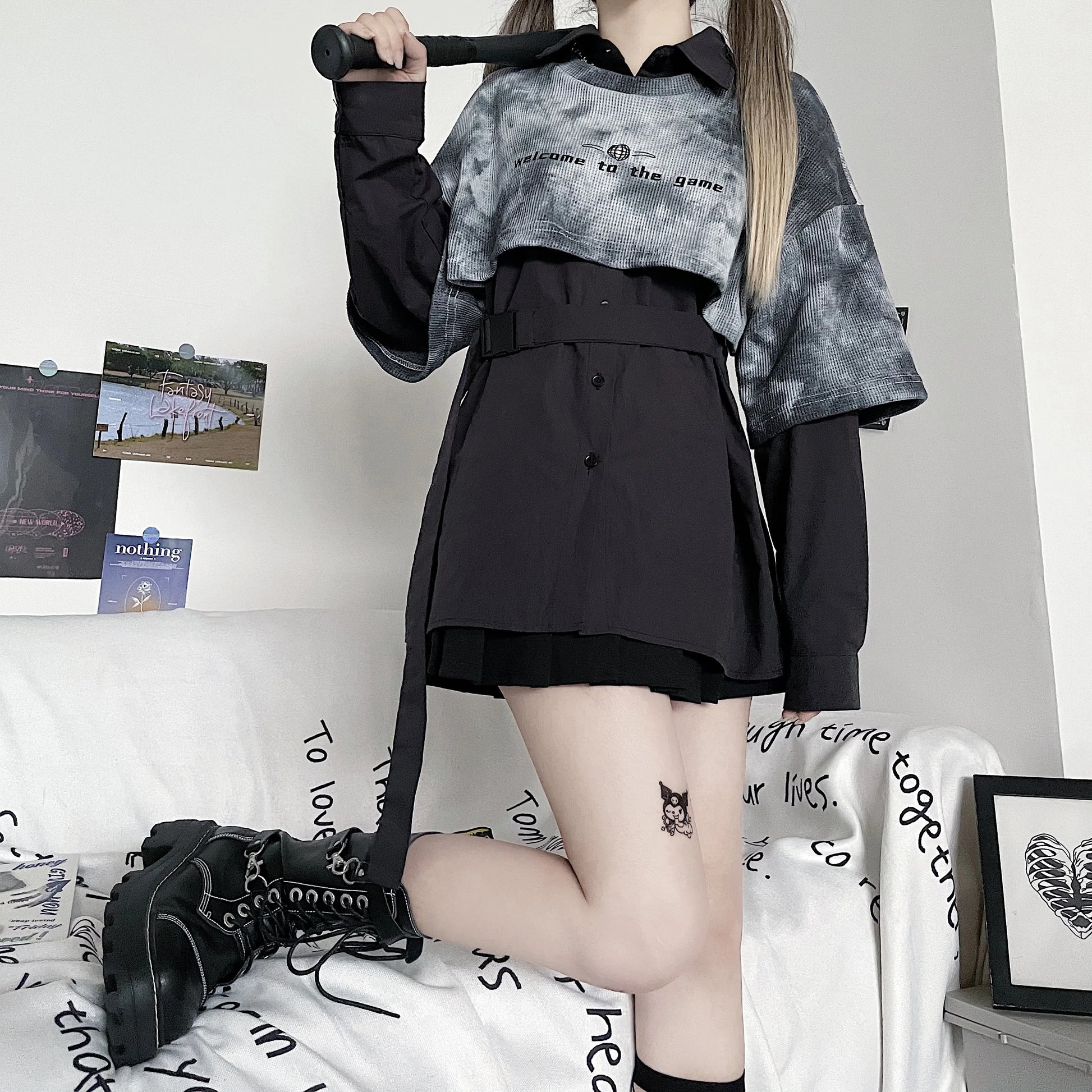 harajuku loose tops women sweatshirts gothic loose streetwear hoodies kawaii hoodie and shirts fashion clothes