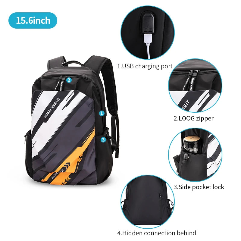 Hk Mini Popular Men's Backpack 12.9 Inch Ipad Waterproof Light Weight Women School Bags Short Trip Travel Sports Backpack Casual