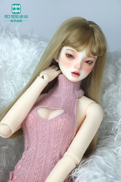 1/4 1/3 BJD clothes DD SD DDL MSD doll fashion hanging neck hanging neck sweater dress Arm sleeve