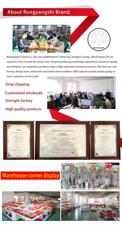 Natural Pink Crystal Point Rose Quartz Crystal hexagonal prism ornament magic wand Healing Gemstone Crystal Tower Badiee Stylez