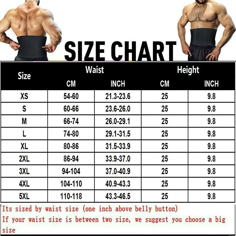 Waist Trainer Shapers Corset for Men Abdomen Reducer Slimming Belt Shapewear High Compression Modeling Strap Workout Girdle Faja