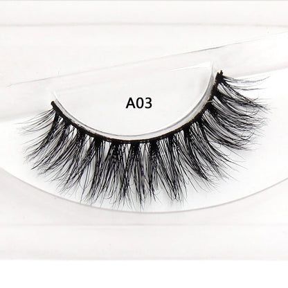 LEHUAMAO False Eyelashes Mink Lashes Natural Thick False Eyelashes Extension Wispy Soft Lashes Makeup Tools D22